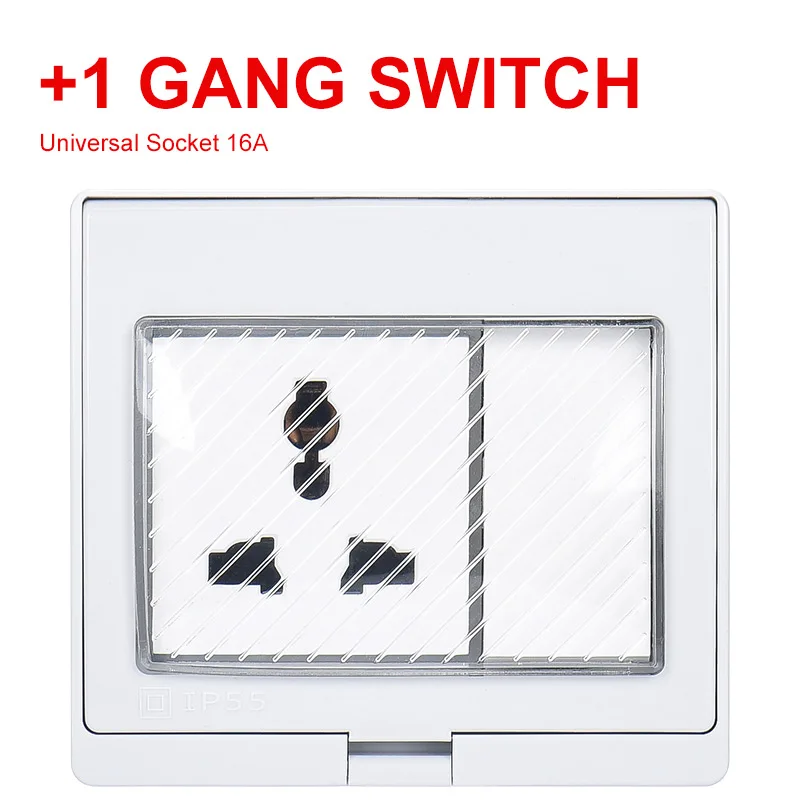 

Водонепроницаемая Электророзетка IP55, розетка стандарта ЕС, Великобритании, Франции, Австралии, США, настенная розетка для улицы, освещения, выключатель 220 В