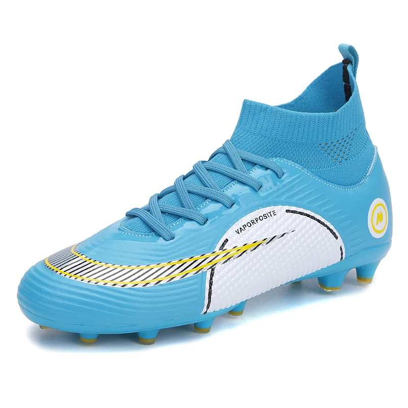 

Professional Unisex Soccer Shoes Long Spikes TF Ankle Football Boots Outdoor Grass Cleats Football Shoes Soccer Sneakers