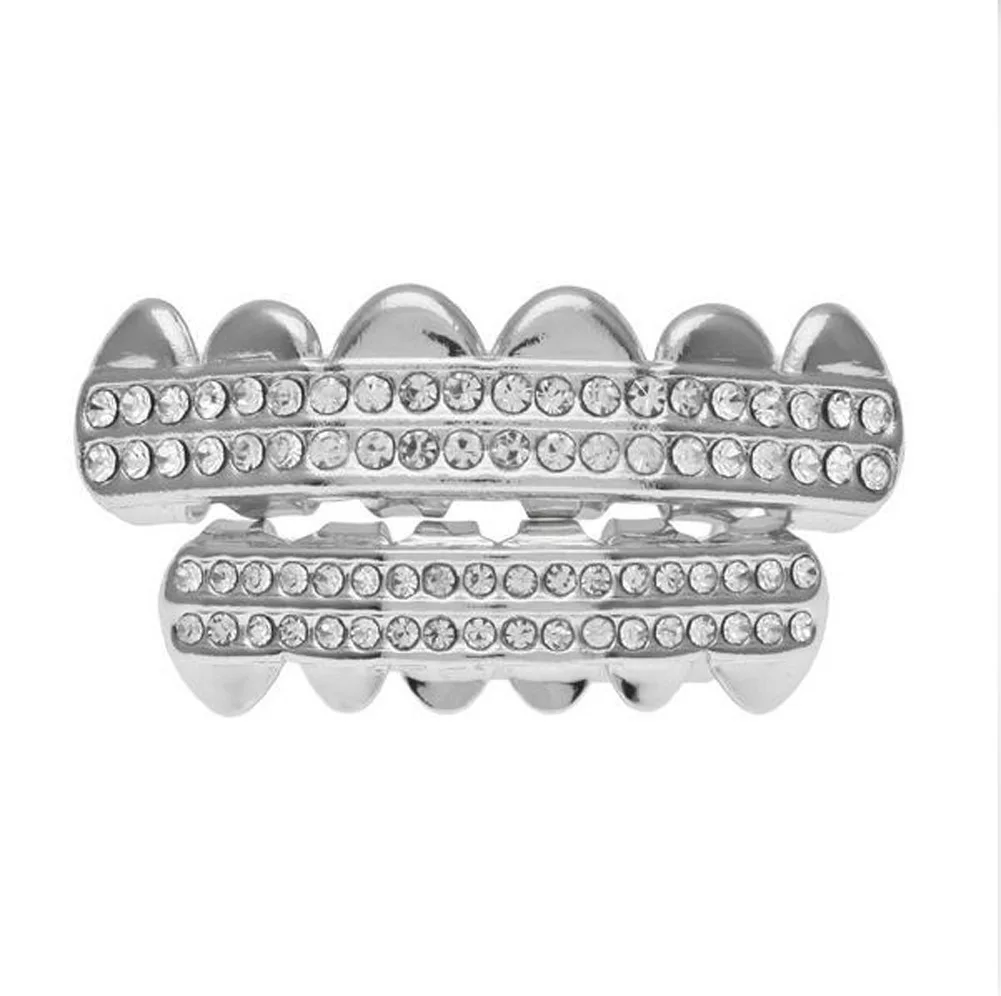 Золотые, серебряные, розовые грилзы для зубов YIYEZHIQIU | AliExpress