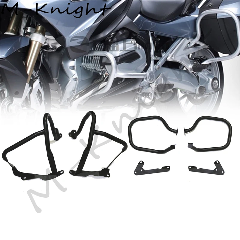 

For BMW R1200RT R1200 RT 2014-2018 2017 Motorcycle Crash Bars Saddlebags Engine Guard Bumpers Stunt Cage Buffer Frame Protector