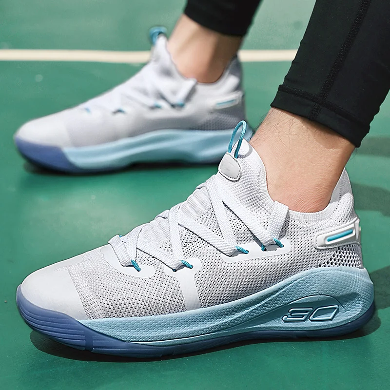 New Men Basketball Shoes Professional Outdoor Sport Training Shoes Breathable Non-slip Basketball Boots Athletic Rebound Sneaker