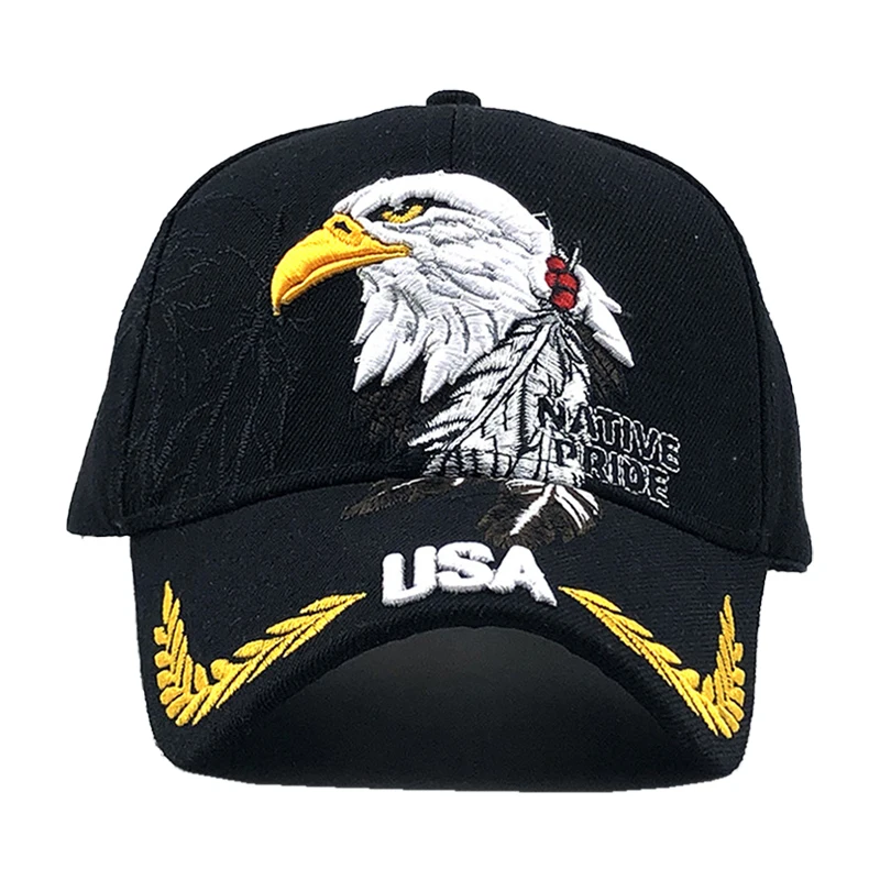

Vintage Baseball Cap Men USA Eagle Embroidery Cotton Snapback Bone Women Hats Casquette Gorras Beisbol Trucker Hats Dropshipping