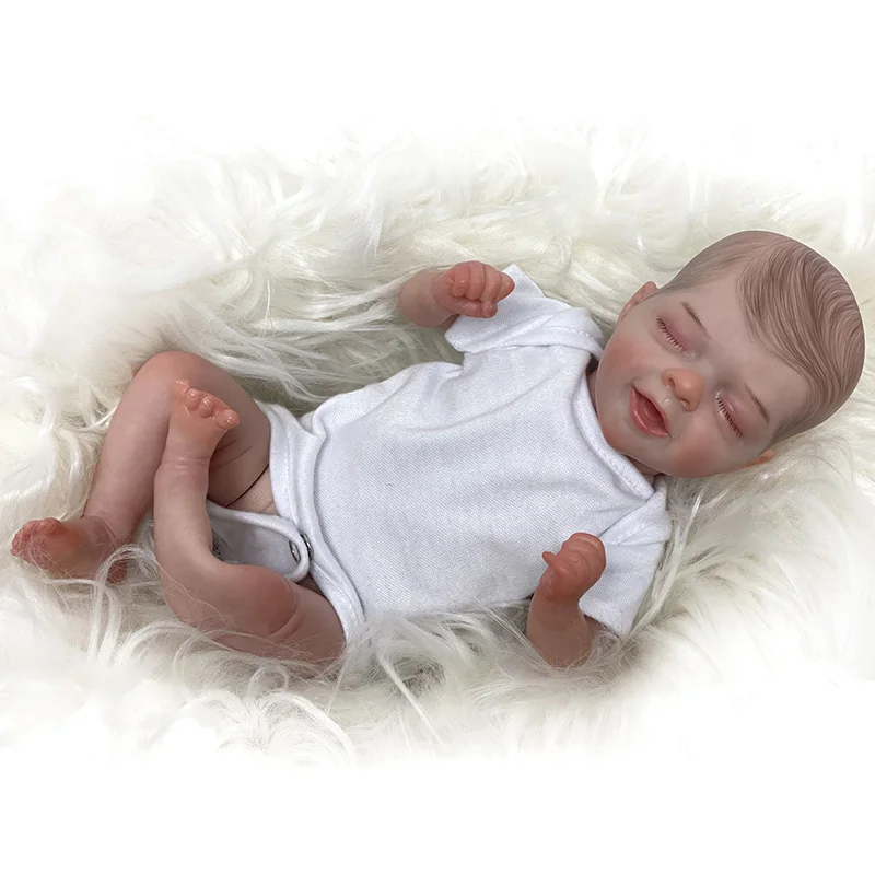 Кукла реборн 35 см милая Спящая Детская кукла-Новорожденный подарок на день