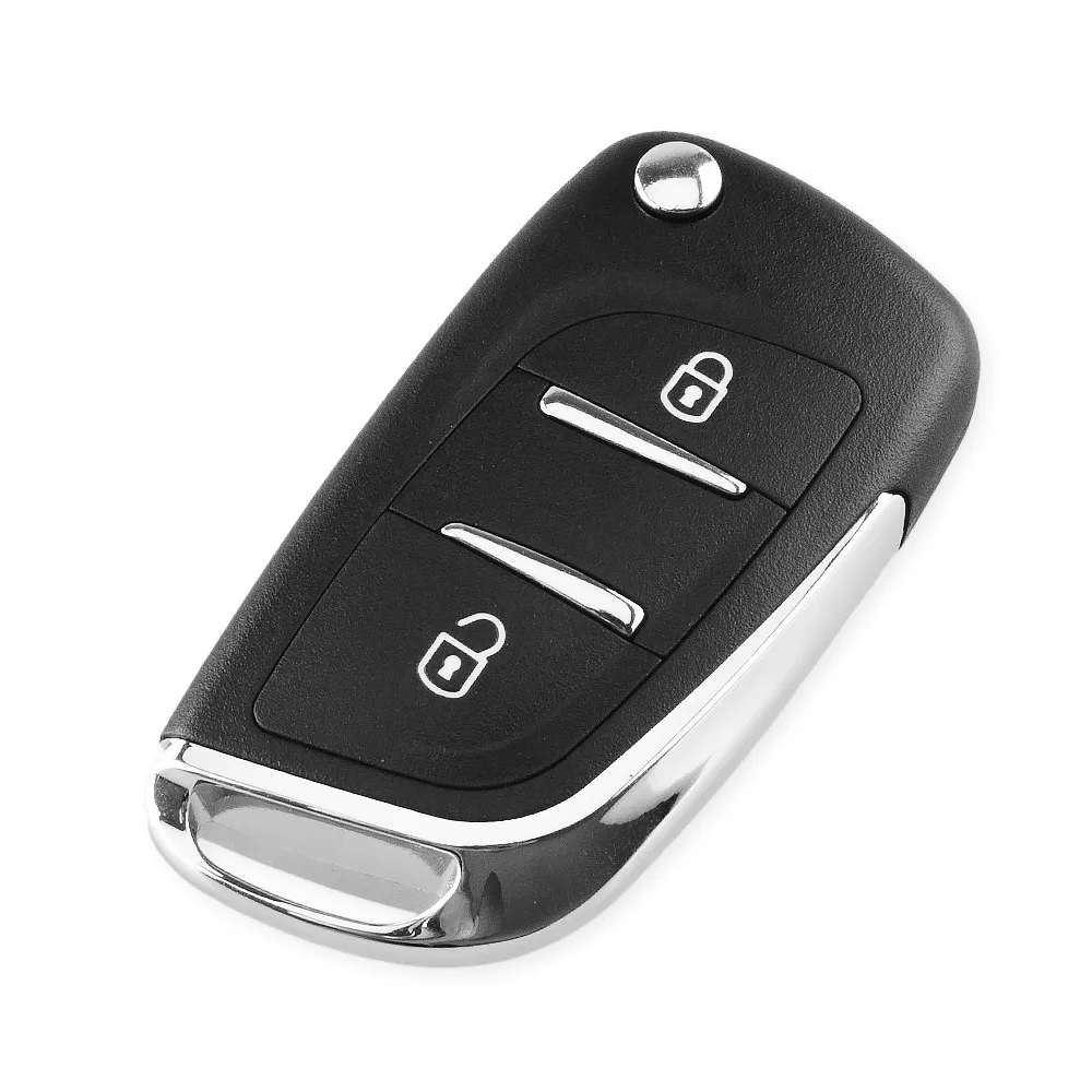 Чехол для Citroen C2/C3/C5/C6/C8 модифицированный складной чехол с 2 кнопками и
