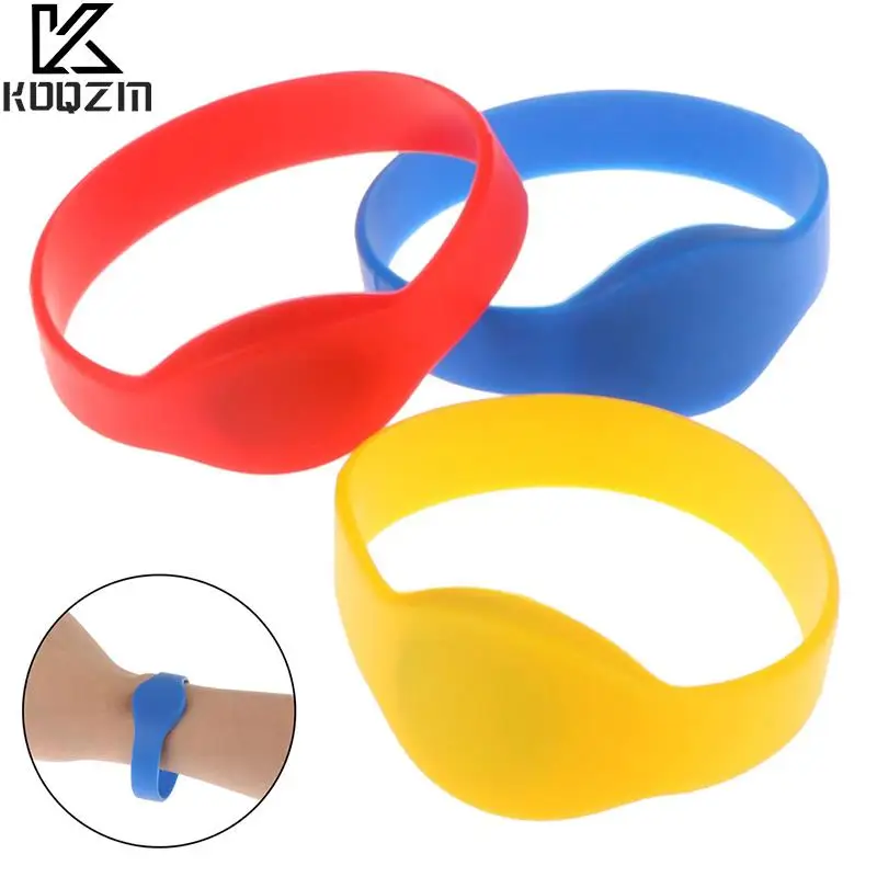 125 кГц T5577/EM4305 перезаписываемый RFID-браслет силиконовый браслет часы копия