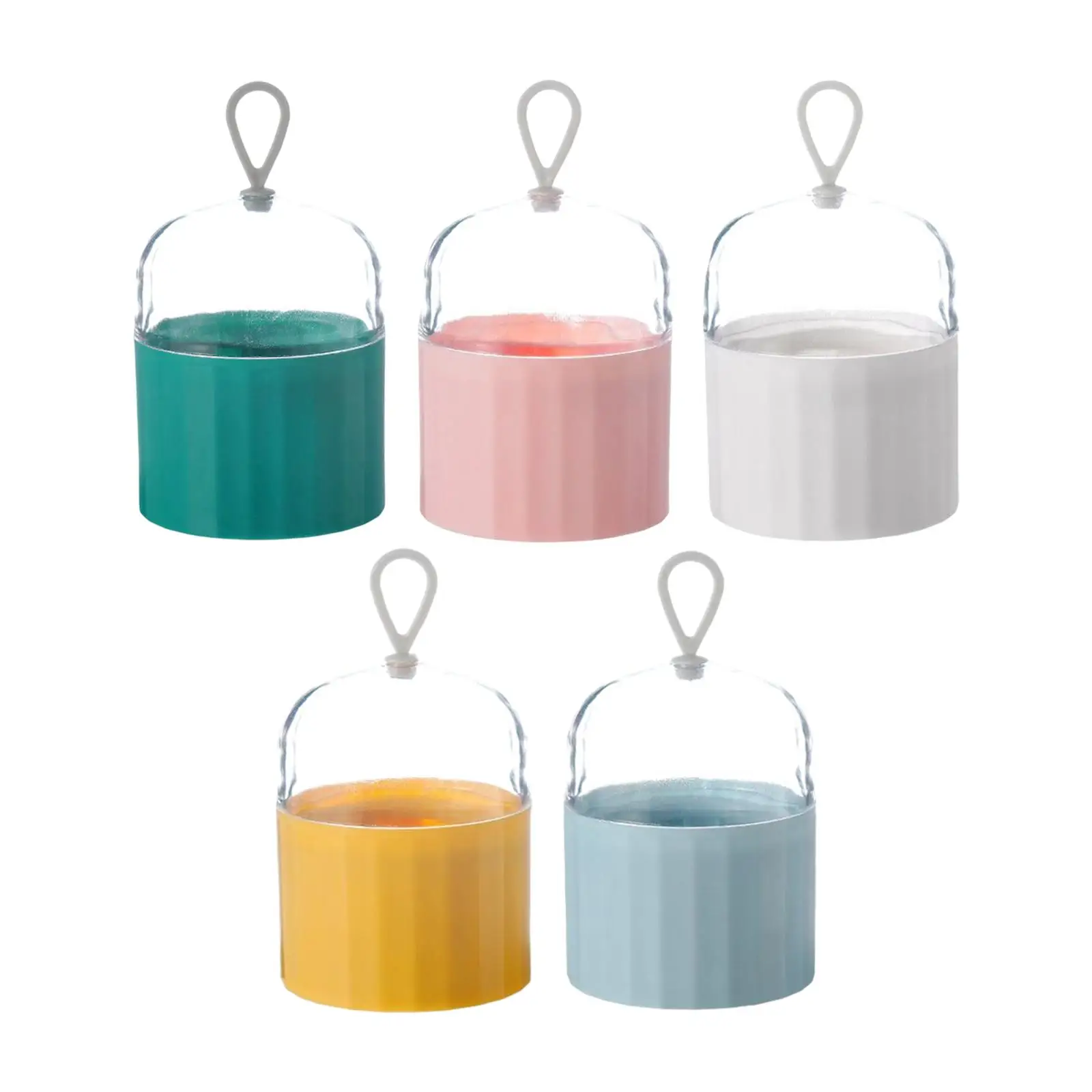 Durable Makeup Sponge Holder Waterproof Clear Lid Organizer Compact Cosmetic Blender Storage Box  Puff Container Portable