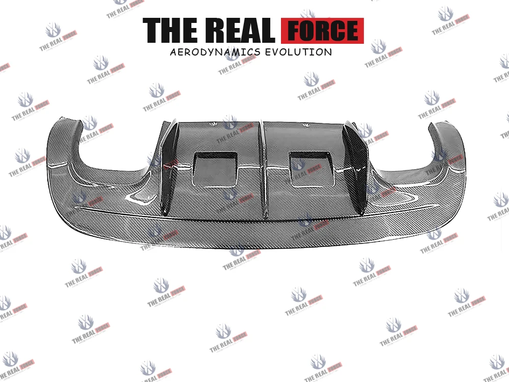 

For 08-14 BMW E71 X6M AK Style Carbon Fiber Rear Lip Diffuser Bumper Body Kit