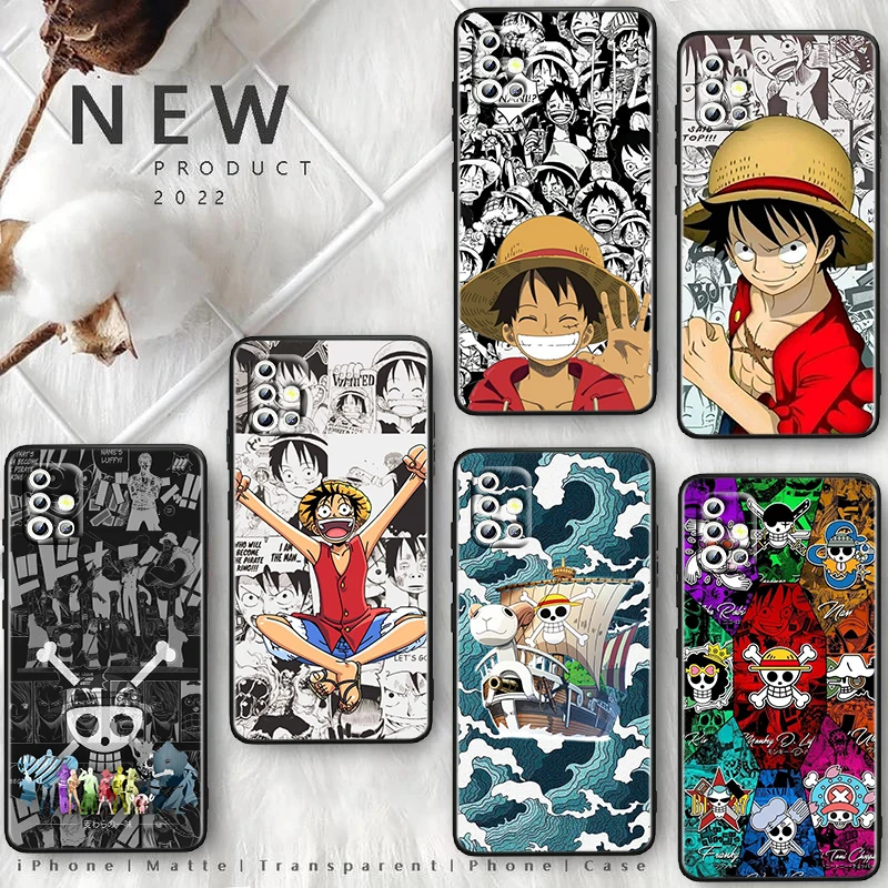 

One Piece Cute Boy Luffy For Samsung A73 A53 A33 A03S A22 A72 A52 A32 A02 S A12 A42 A51 A91 A81 A71 A41 A32 A21 Phone Case