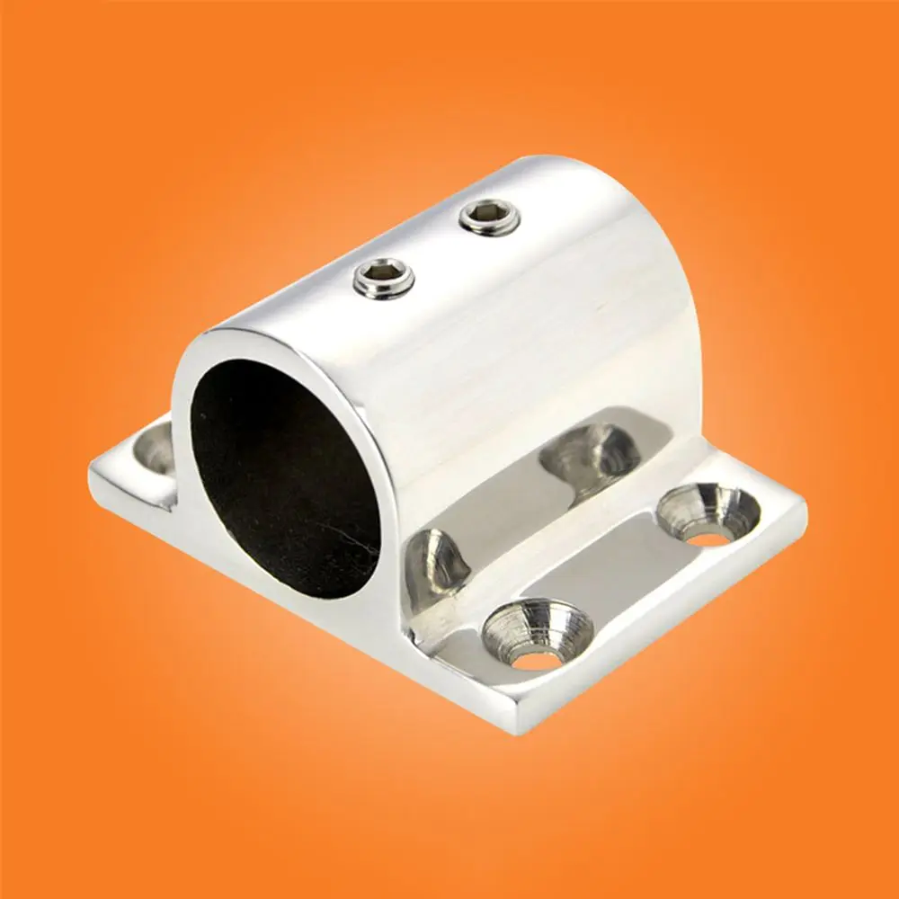 

1/2PC 90° Rectangle Marine Yacht Rail Fitting Boat Front Stanchion Hand Rail