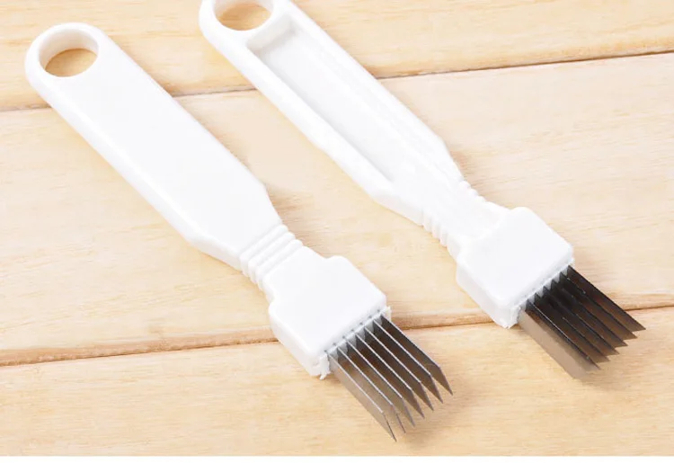 Кухонный измельчитель лука чеснока нож терка для перца Чили овощи резка скорлупы