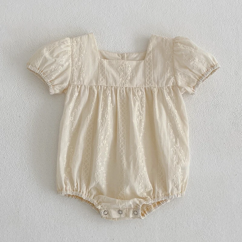 

Комбинезон детский с коротким рукавом, на возраст 0-24 месяца