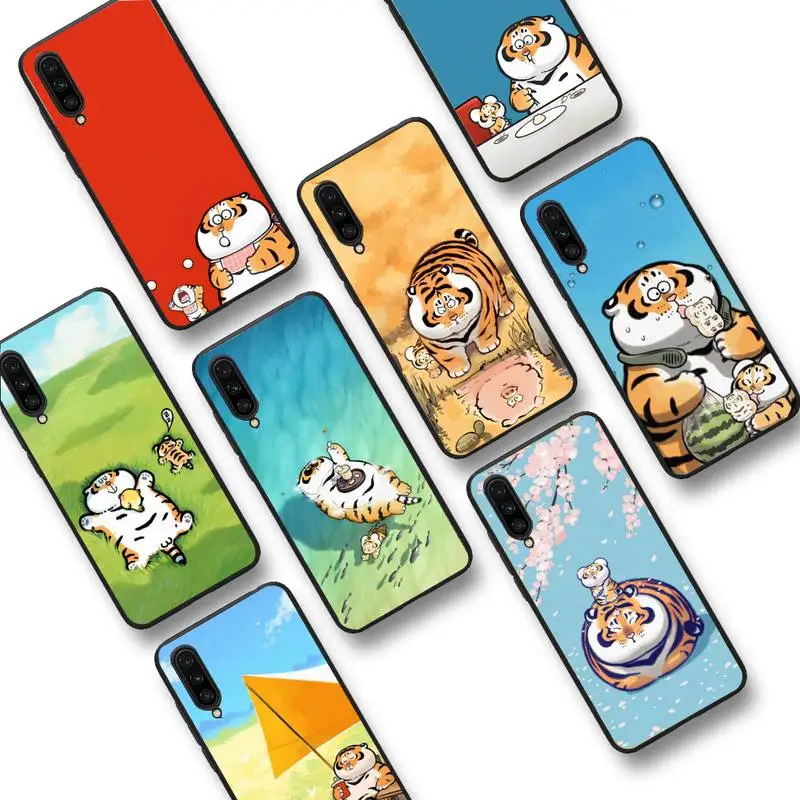 

Cartoon Fat Tiger Phone Case For Xiaomi 9 mi8 F1 9SE 10lite note10lite Mi8lite xiaomi mi 5x