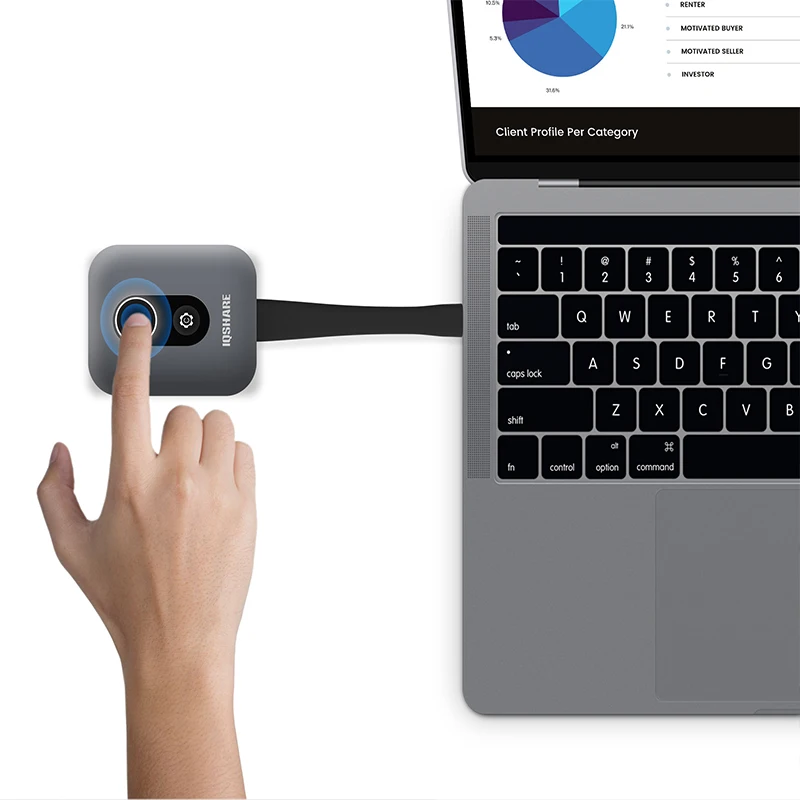 Беспроводной HDM-удлинитель видеопередатчик и приемник 4K от 1 до 4 IQshare BYOM экран