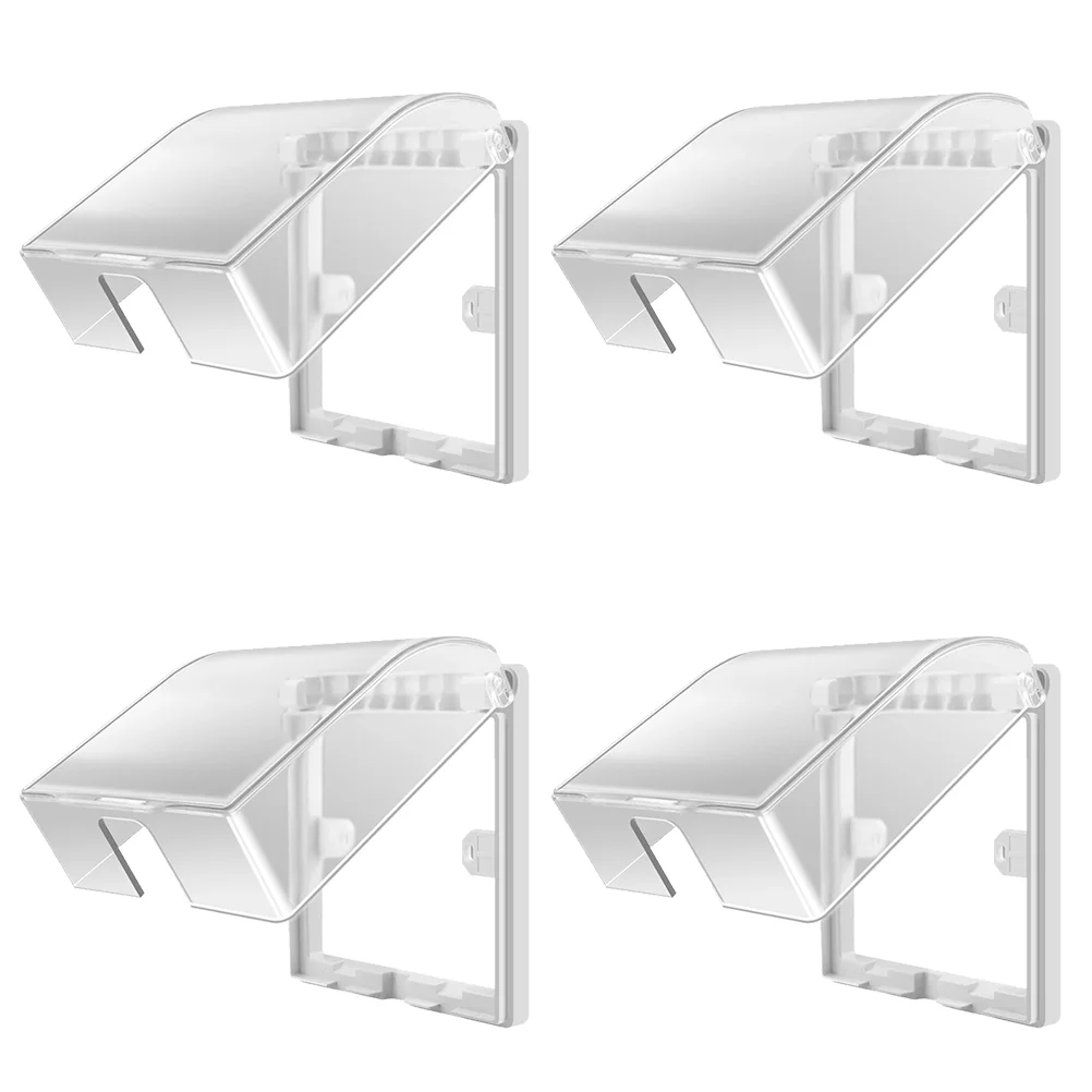 

Cover Socket Outlet Box Switch Covers Plug Baby Safety Light Childproof Bathroom Acrylic Clear Proofing Outlets Wall Protector