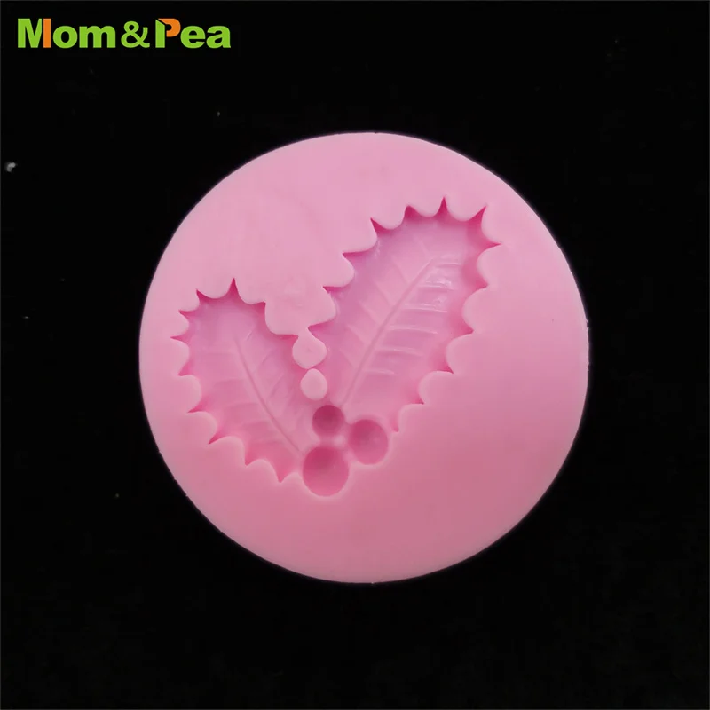 

MPA2235 Christmas Leaf Shaped Silicone Mold Gum Paste Chocolate Ornamental Fondant Mould Cake Decoration Tools