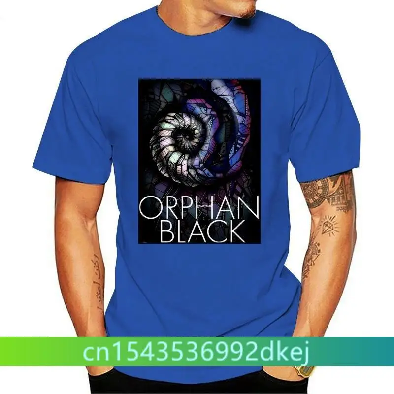 

Orphan Black Season 4 Poster Men T Shirt Summer Fashion Short Sleeve Tees Round Neck Cotton Black White Tops S - 3XL