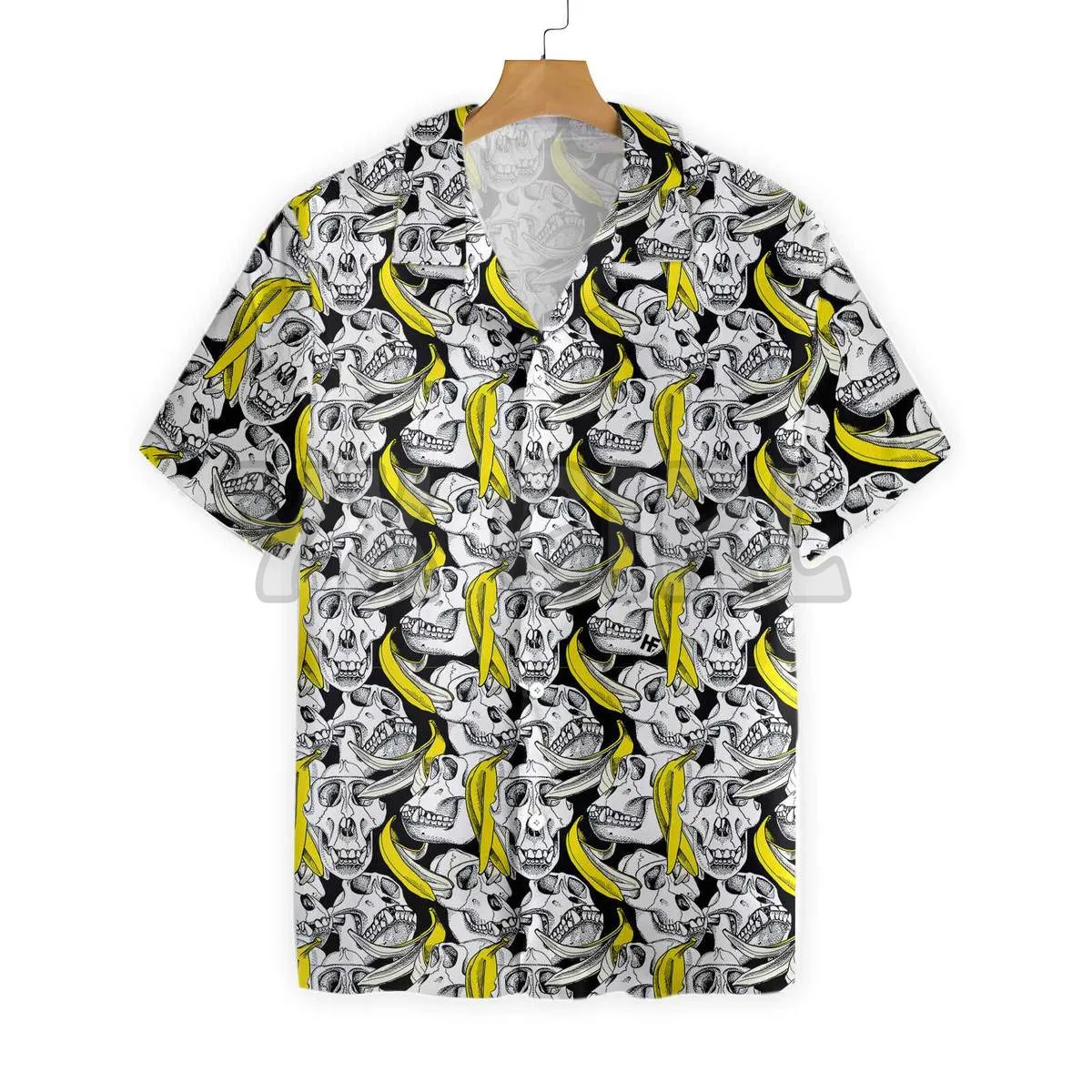 Pumpkin & Skull Halloween  3D All Over Printed Hawaiian Shirt Men's For Women's Harajuku Casual Shirt Unisex
