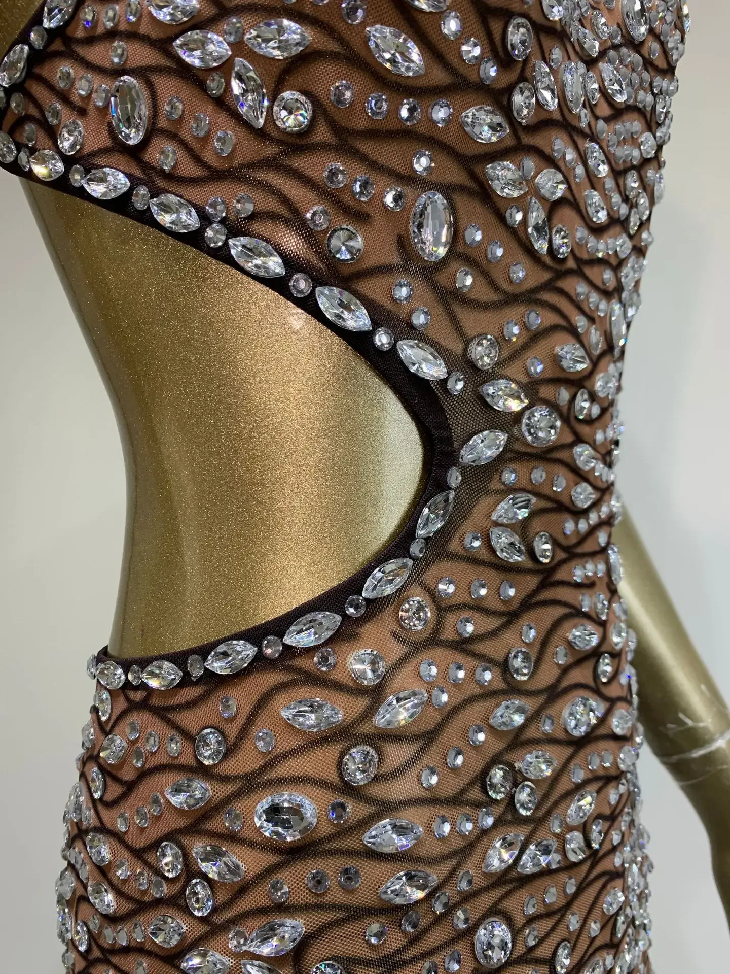 Женское сексуальное вечернее платье с высокой эластичностью на одно плечо и