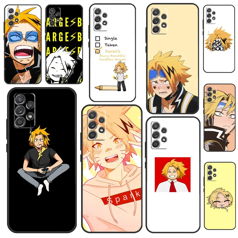 My Hero Academia Denki Kaminari Phone Case For Samsung A12 A32 A42 A52 A72 A21S A20e A31 A51 A71 A20 A02 S A50 A70 Cover