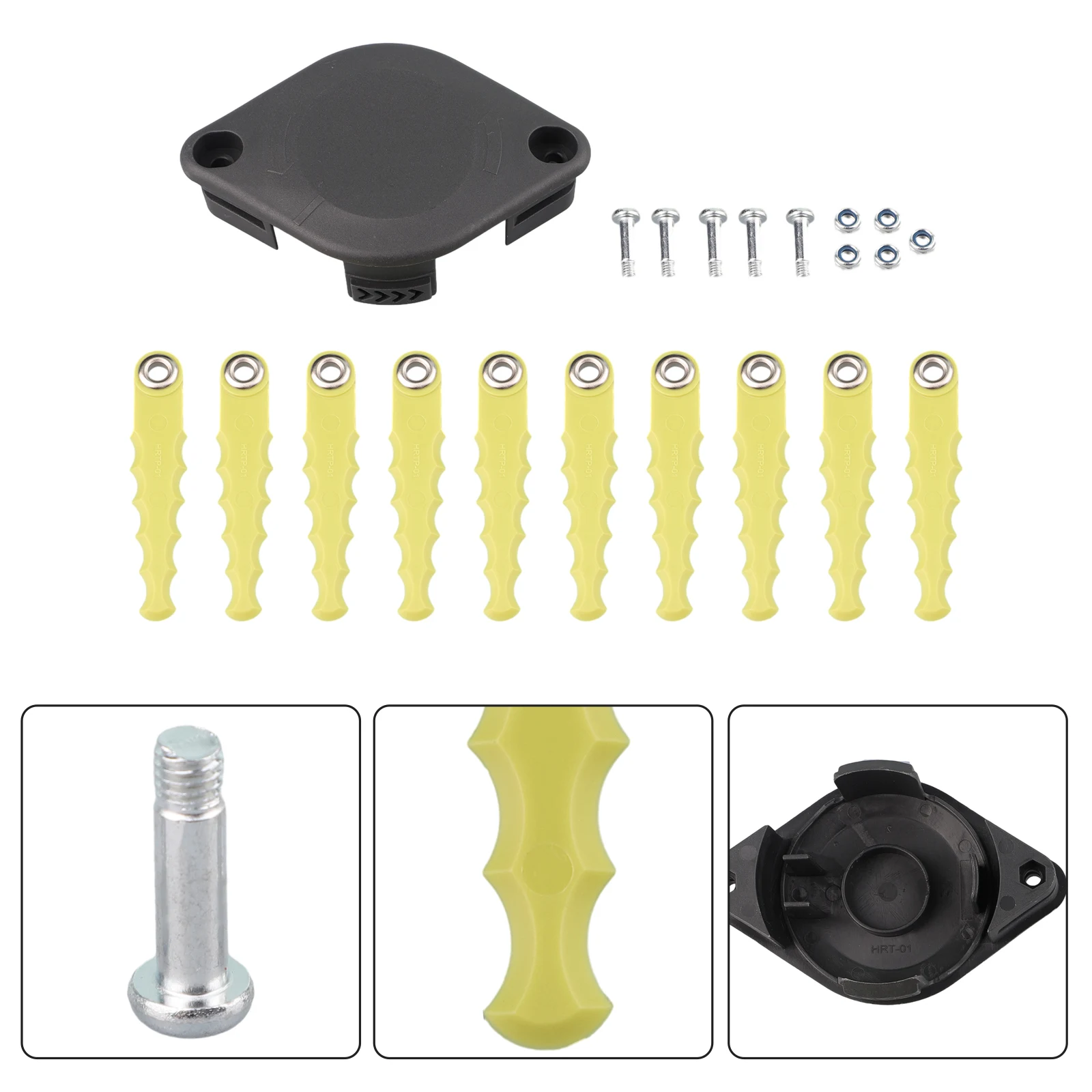 Головка для обрезки с 10 пластиковыми лезвиями RAC155 Пластиковое запасное лезвие