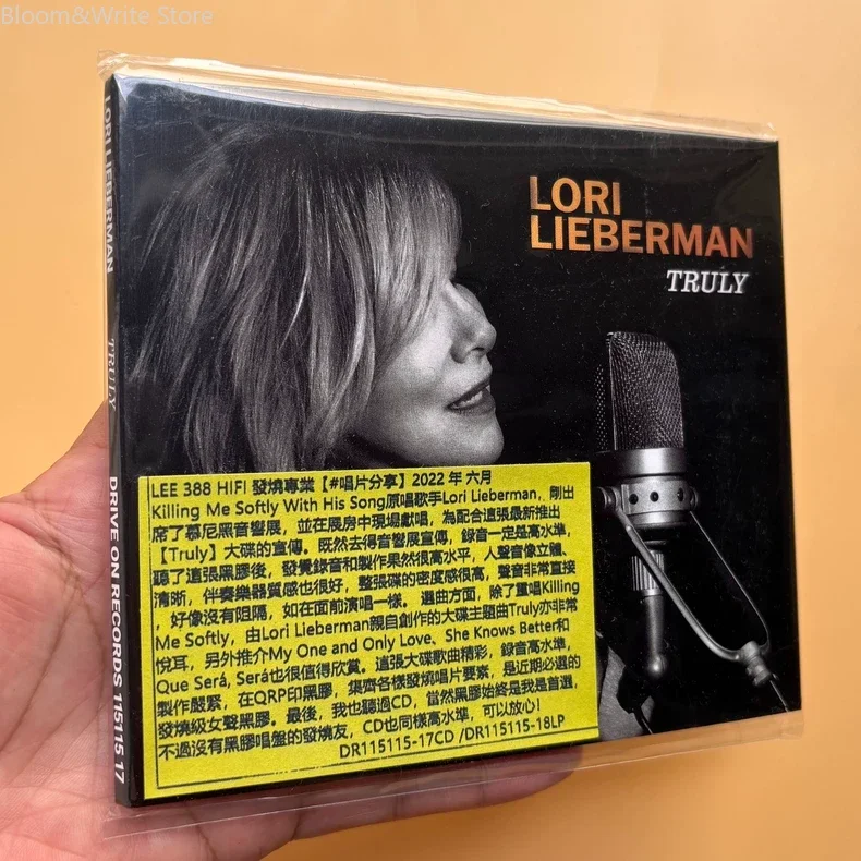 Фото Классический CD с женским вокалом Лори Лайберман, альбом «TRULY», музыкальная запись «Moonlight in Vermont», коллекция музыки для Walkman и вечеринок №1
