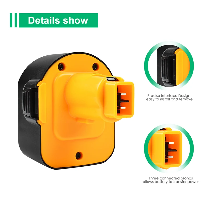 Аккумулятор BATTOOL 3500 мАч DC9071 для Dewalt DW9072 DW9071 DE9037 DE9071 DE9072 DE9074 DE9075 152250-27 |
