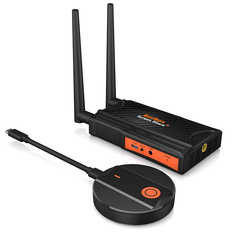 

5.8G Wireless HD Video Transmitter Receiver 1080P Audio Video Converter HDMI Extender Switch Phone Laptop PC To TV Projector