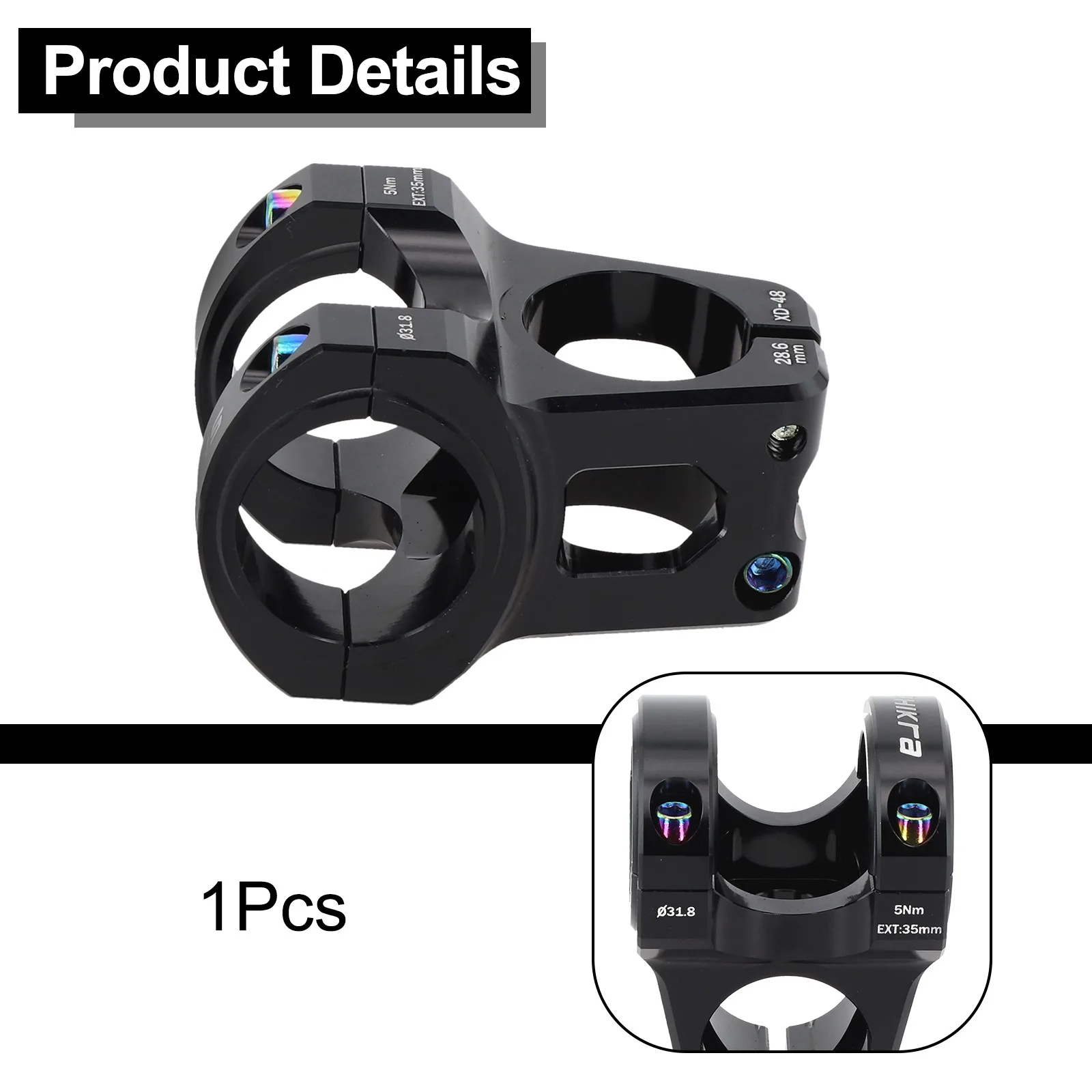 Вынос руля горного велосипеда для Shikra из алюминиевого сплава с ЧПУ 31 8x35 мм