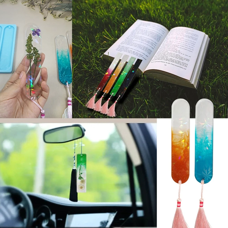 

Silicone Bookmarks Mold Making Epoxy Resin Jewelry DIY Craft Mold Drop Shipping