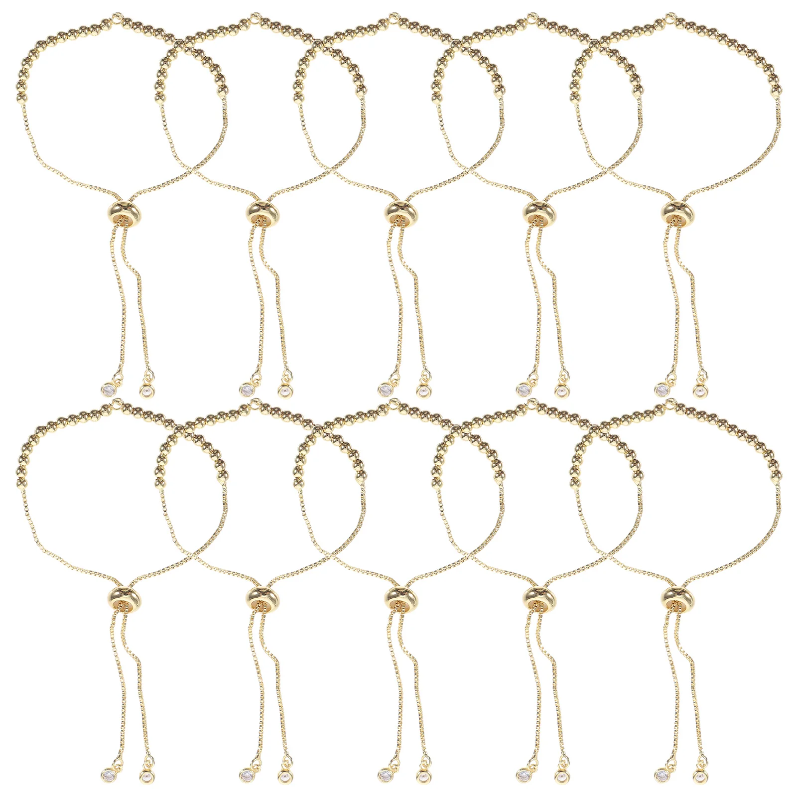 

10 Pcs Bracelet Bracelets Aesthetic Girls Adjustable Cuff Women Copper Chic Miss