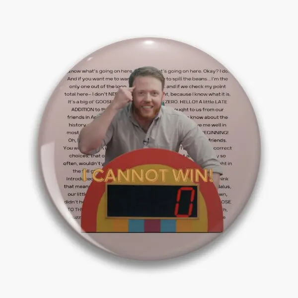 Yes Or No Monologue Game Changers Мягкая булавка на пуговицах Симпатичная одежда Металлические