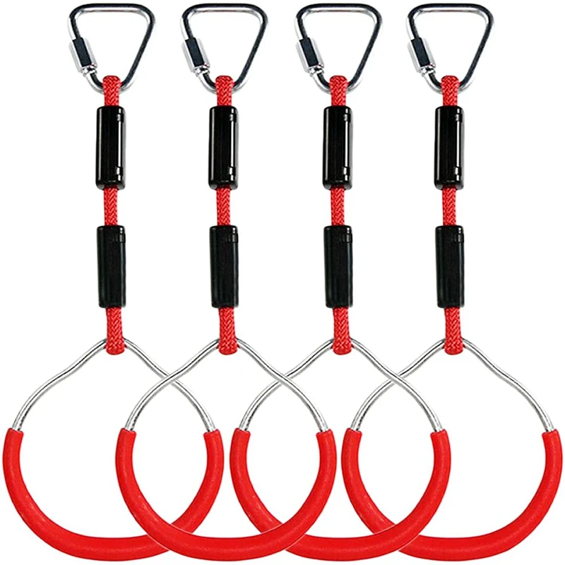 

Children's Fitness Ring, Trapeze Rope Ring, Gymnastics Ring, Rock Climbing Ring For Climbing Frame And Garden Swing