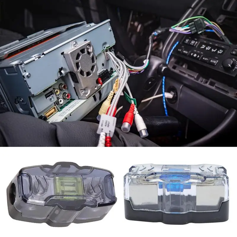 

Блок предохранителей для автобуса, водонепроницаемый блок предохранителей с фонариком, совместим с автомобилем, мотоциклом, фургоном, грузовиком, морской гольф-картой с отрицательным автобусом