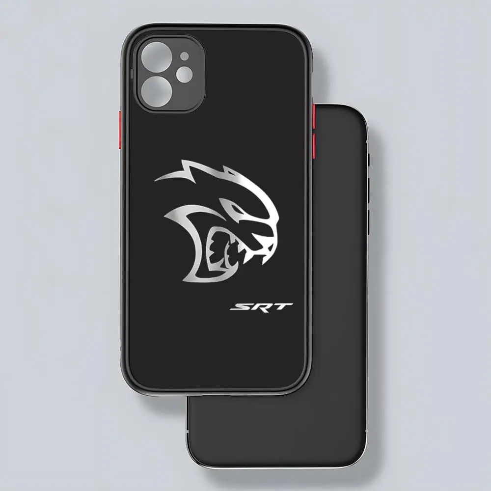 D-Dodge S-SRT крутой чехол для телефона матовая прозрачная задняя крышка IPhone 16 15 14 13 12 11