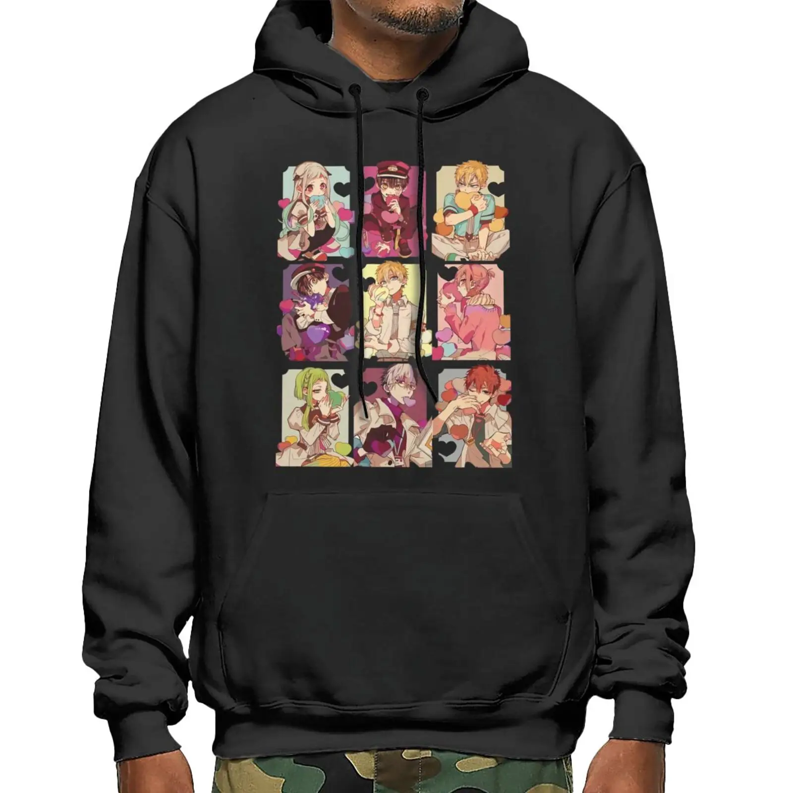 

Jibaku Shounen Hanako Kunt Sweatshirts Hoodies Men's Hoodie Sweatshirt Hip Hop Oversize Sweatshirt Sweat Oversize Men's Jacket