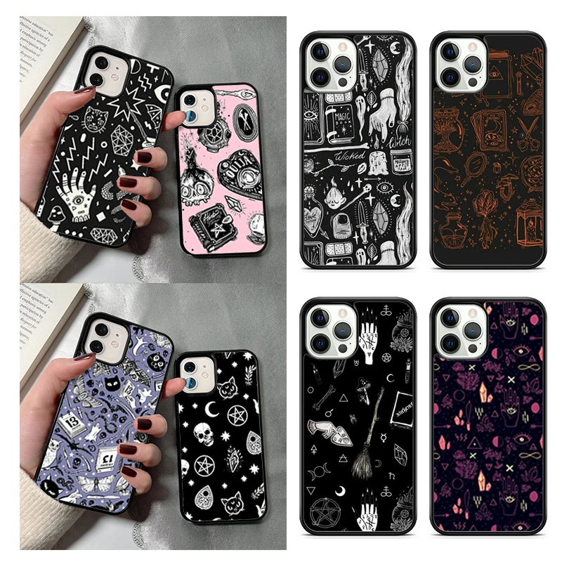 Чехол MAGIC Witchcraft Witch Сейлор для телефона iPhone 14 15 16 13 12 Mini Max чехол Apple 11 Pro 6S 8 7 Plus SE2020