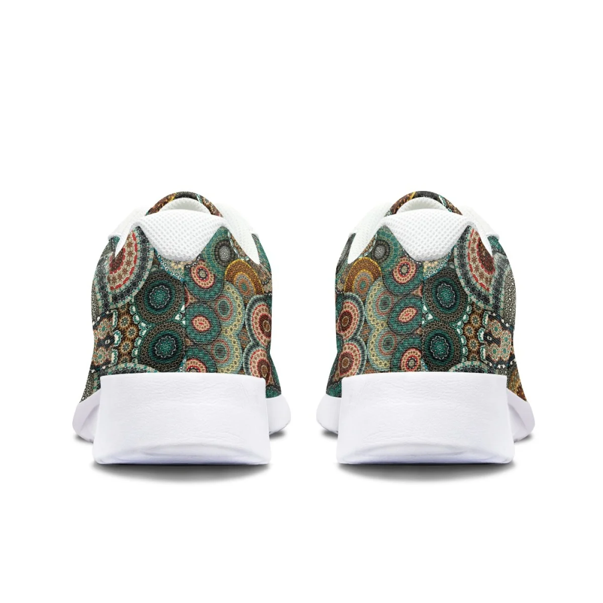 Дышащая мягкая женская повседневная обувь с принтом мандалы и стрекозы