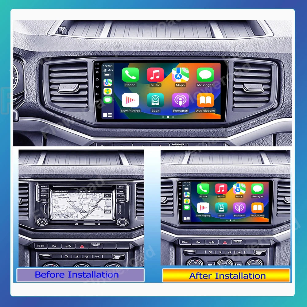 Автомобильная Мультимедийная система FYT7862 TS10 8 ядер 256 ГГц Android 13 для Volkswagen Amarok 1 2016