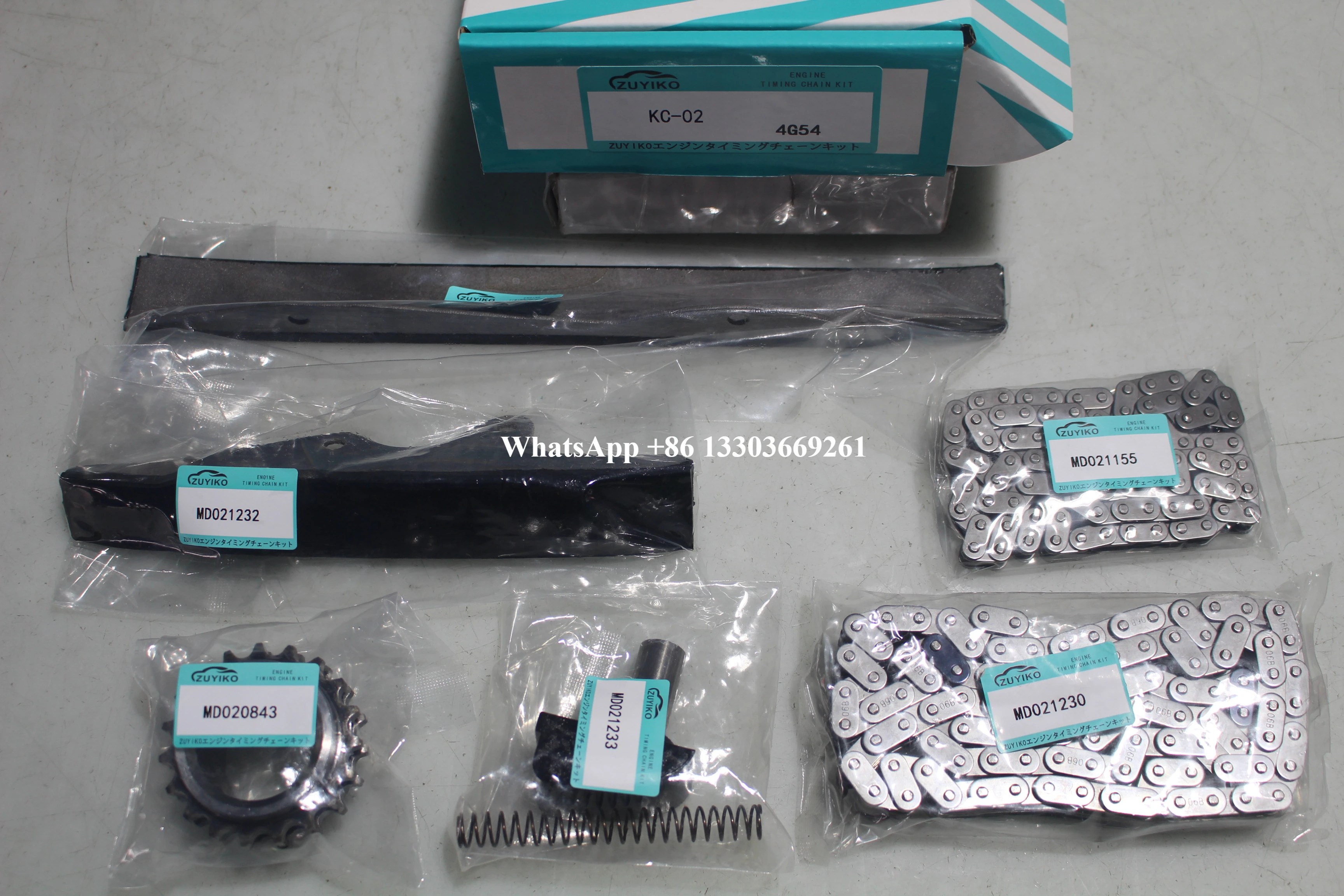 КОМПЛЕКТ ЦЕПИ ГРМ 4G53 4G54 ДЛЯ MITSUBISHI 4g53 4g54 Комплект цепей двигателя MD 021230 КК-02