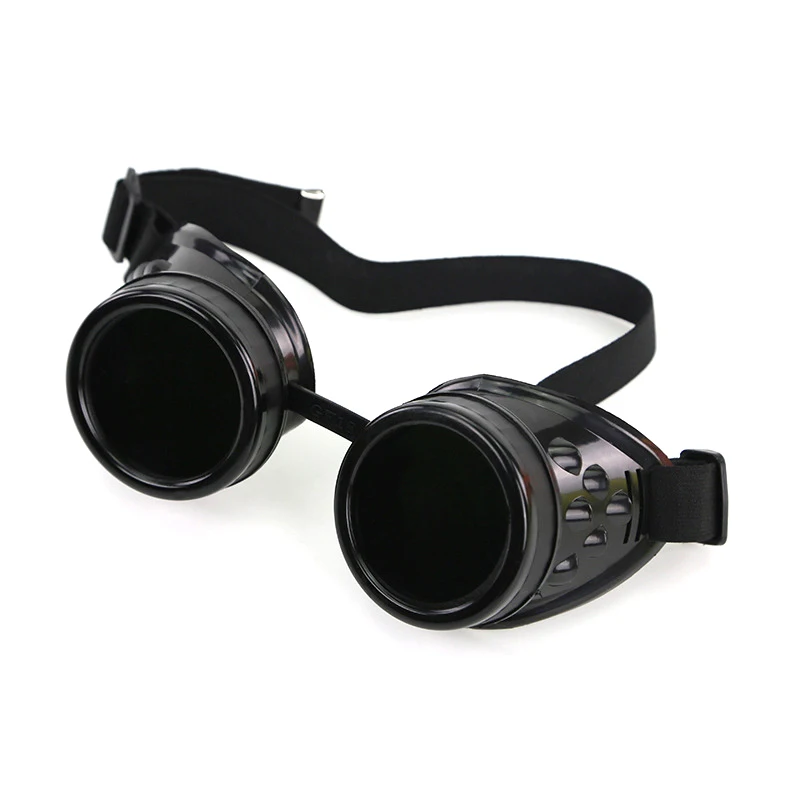 

Винтажные очки в стиле стимпанк, тяжелые металлические очки для водителя, линзы с затмением, шлемы в готическом стиле для взрослых, украшения для косплея на Хэллоуин