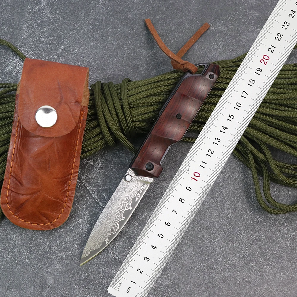 

Clearance Damascus Knife Take EDC Tools With You