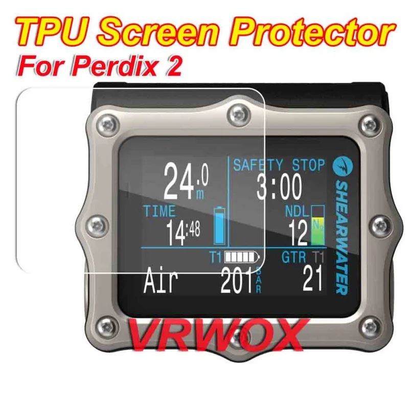 

Protector For Shearwater Research Perdix 2 Dive Computer Film Clear TPU Nano Screen Guard Accessories