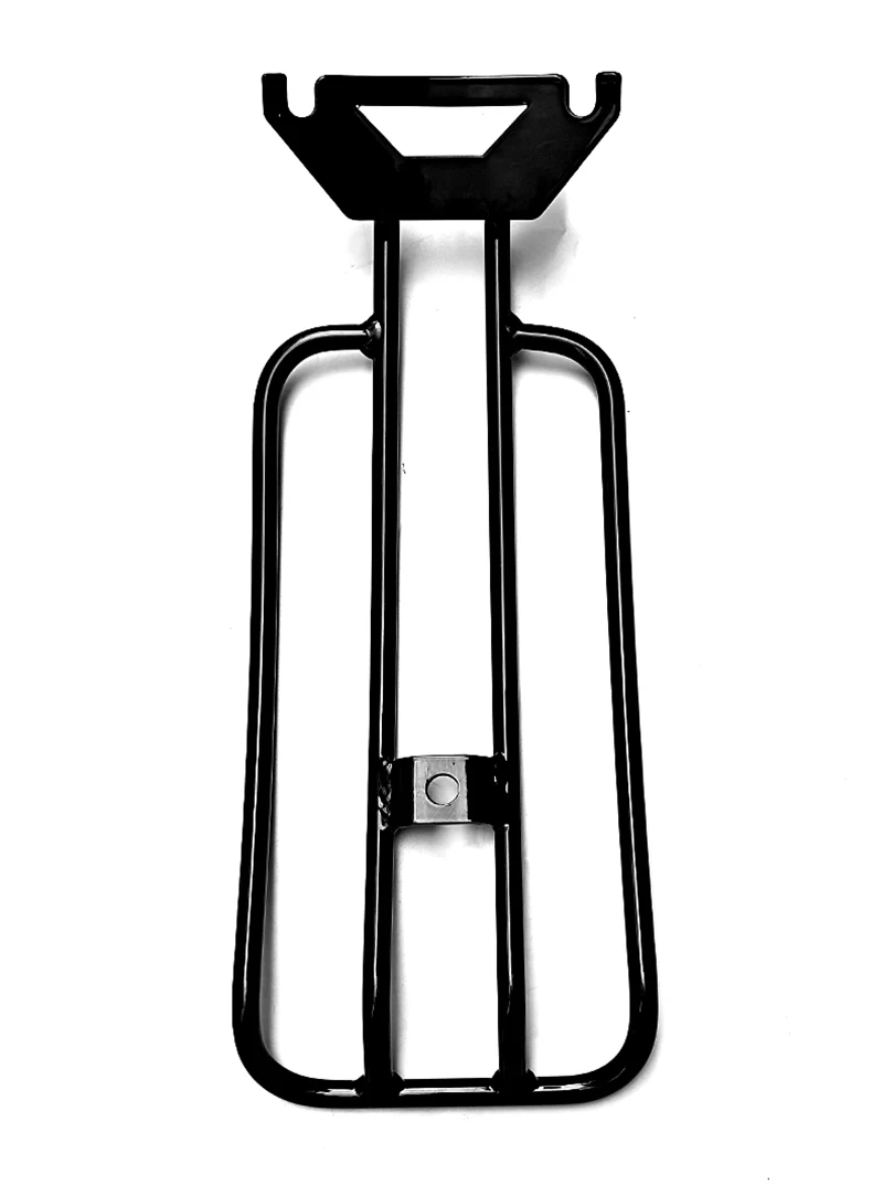 Хромированный и глянцевый черный багажник HCMT для соло Harley 1997-2022 FLHTC Road King Touring