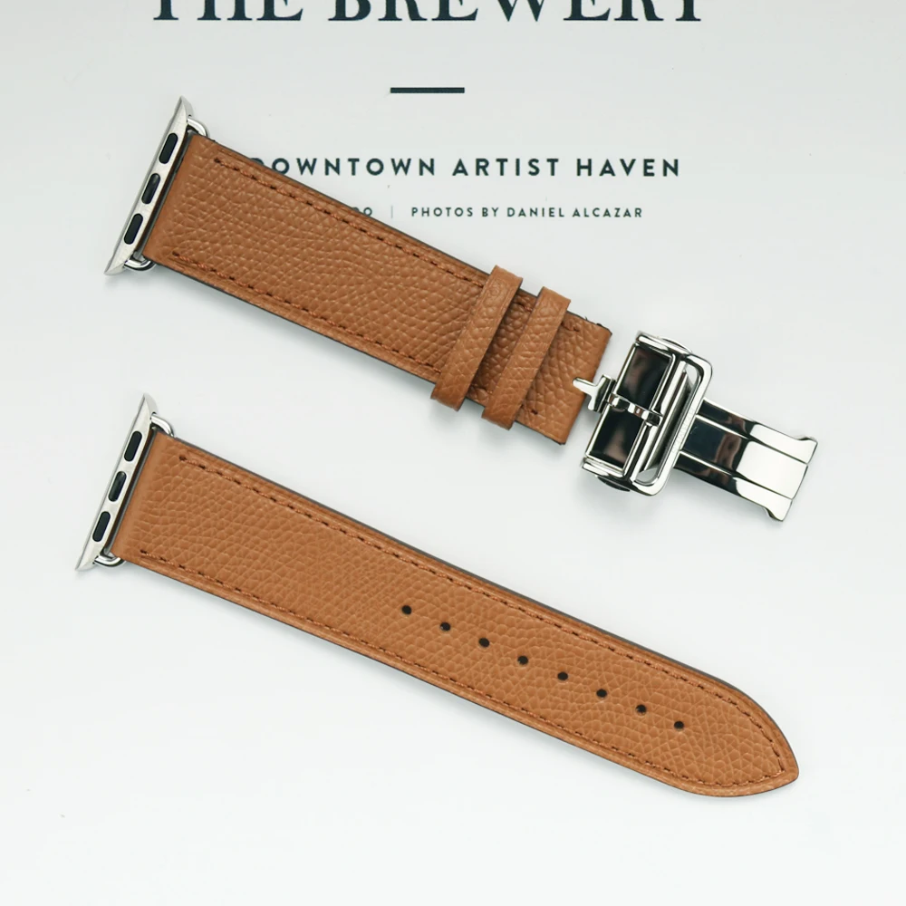 Bracelet for Apple Watch Ultra Band 44mm 49 40 45 41 42 38mm Genuine Leather Correa Apple Watch Strap 8 7 6 5 4 3 SE for iWatch