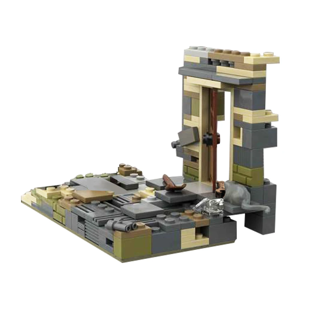 Gobricks MOC Game Action Character Joel and Elli Brickheadzs Набор строительных блоков The Lasted of Us Модель