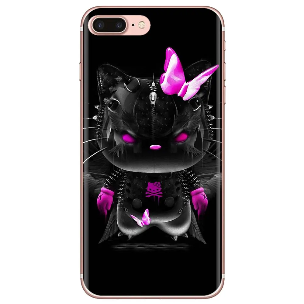 Японский мультяшный розовый прозрачный чехол hello Kitty из ТПУ для LG G5 G6 G7 Q6 Q7 Q8 Q9 V10 V20