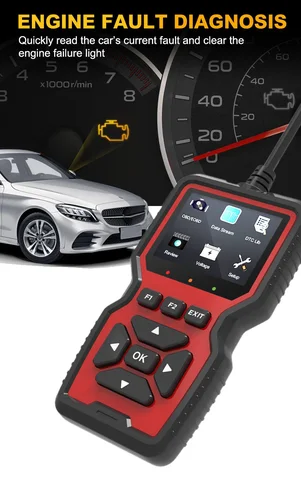 Автомобильная проверка здоровья, полный OBD2, совместимый, профессиональный многоязычный детектор неисправностей, сканер v519, OBDII, автомобильный диагностический инструмент