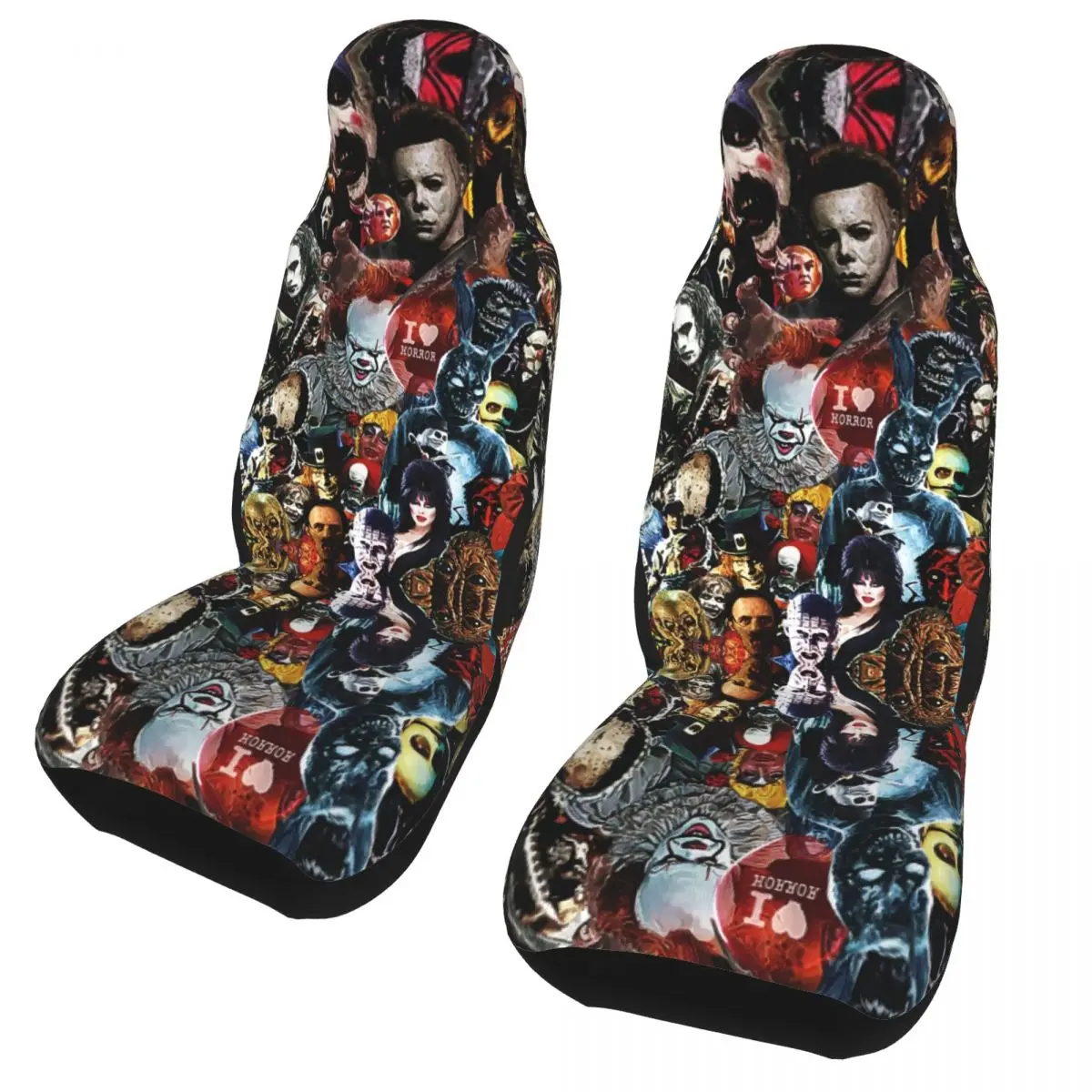 Horror Movie Characters Universal Car Seat Cover Auto Interior AUTOYOUTH Halloween Auto Seat Cover Polyester Hunting