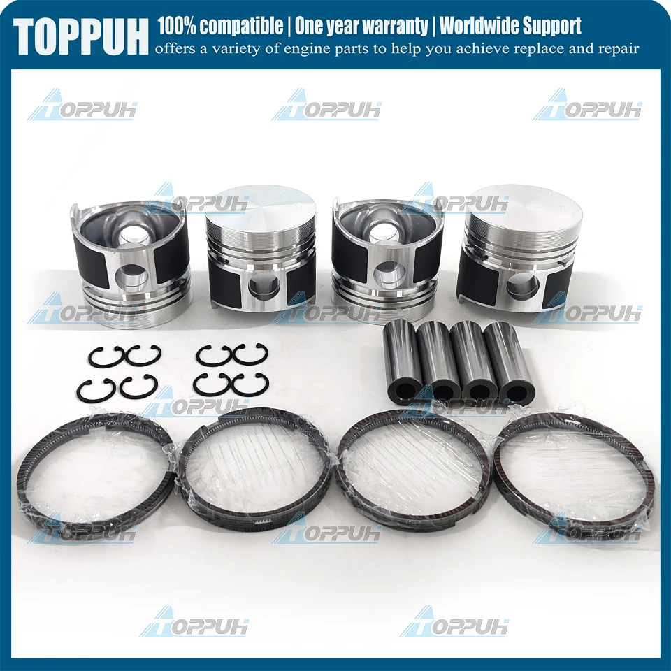 Комплект для капитального ремонта V1702 Kubota V1702B Прокладка вкладыша поршня Bobcat 743 733