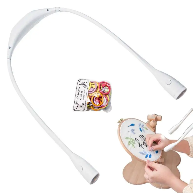 

Led Hug Light Led Book Light For Knitting Knitting Crochet Craft Light Adjustable Portable Reading Lamp For Bedroom Living Room